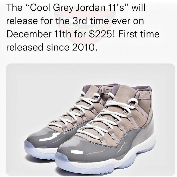 Air jordan 11 cool grey - Picture 9 of 10